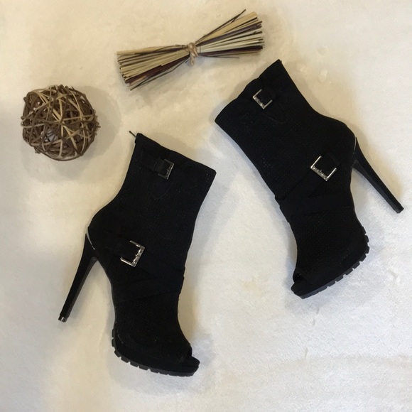 Juicy Couture Shoes - Juicy couture open toe heeled boot